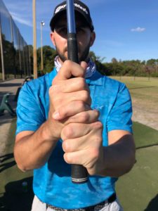interlocked golf grip